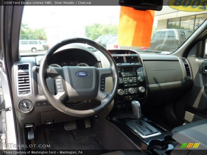 Silver Metallic / Charcoal 2008 Ford Escape Limited 4WD