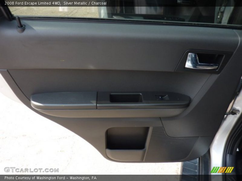 Silver Metallic / Charcoal 2008 Ford Escape Limited 4WD