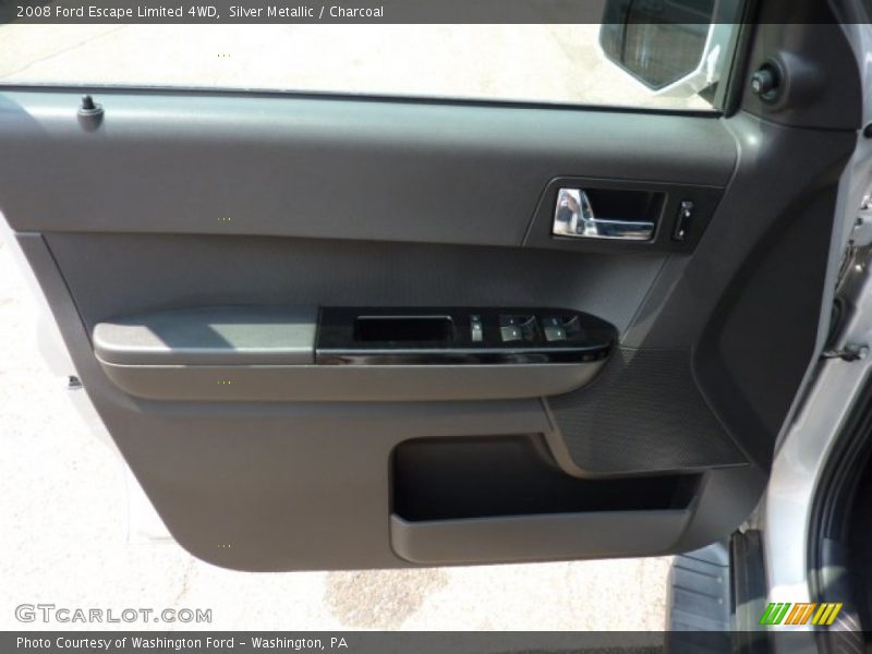 Silver Metallic / Charcoal 2008 Ford Escape Limited 4WD