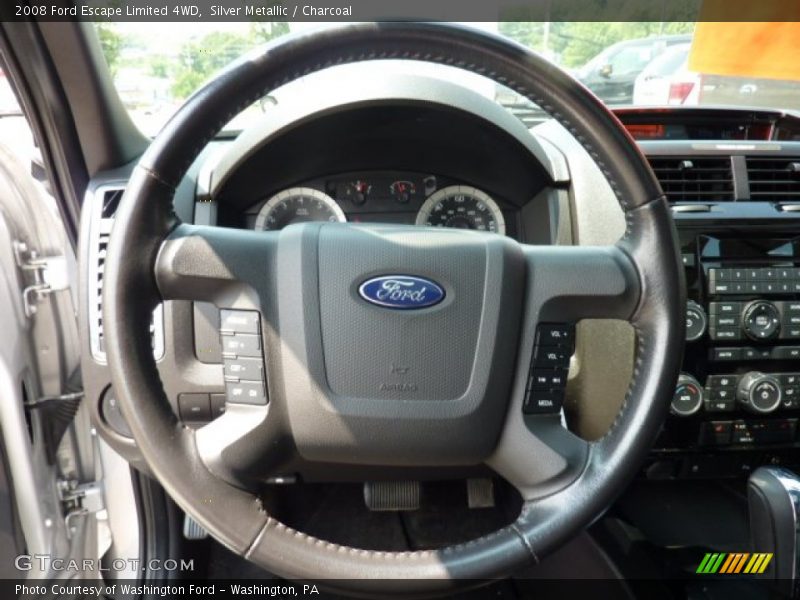 Silver Metallic / Charcoal 2008 Ford Escape Limited 4WD