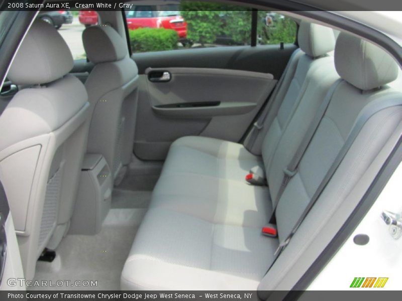 Cream White / Gray 2008 Saturn Aura XE