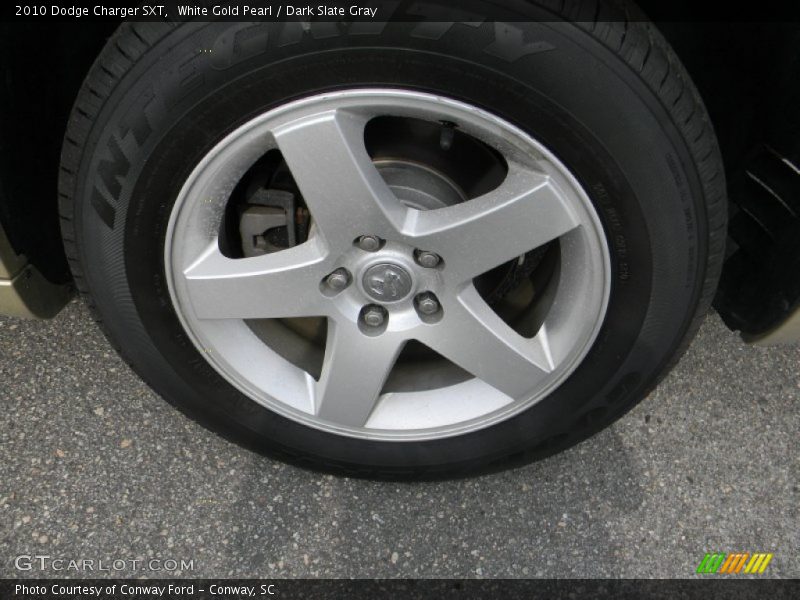 White Gold Pearl / Dark Slate Gray 2010 Dodge Charger SXT