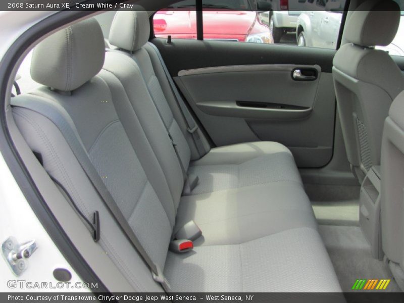 Cream White / Gray 2008 Saturn Aura XE