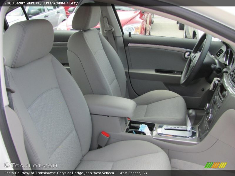 Cream White / Gray 2008 Saturn Aura XE