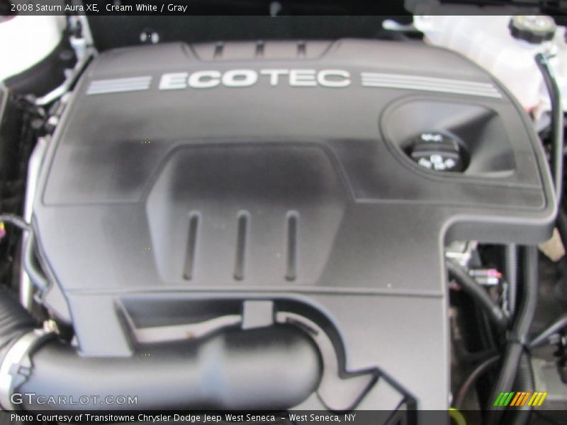 Cream White / Gray 2008 Saturn Aura XE