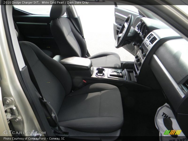 White Gold Pearl / Dark Slate Gray 2010 Dodge Charger SXT