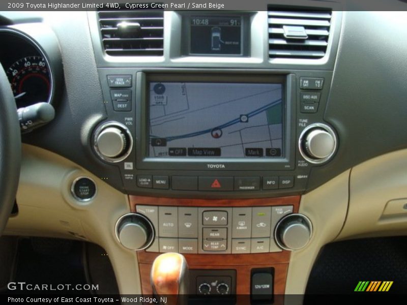 Cypress Green Pearl / Sand Beige 2009 Toyota Highlander Limited 4WD