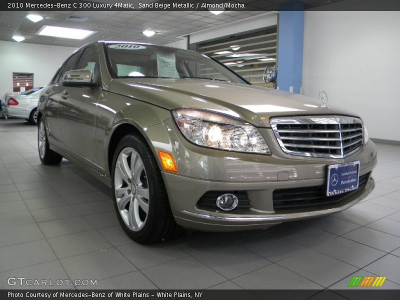 Sand Beige Metallic / Almond/Mocha 2010 Mercedes-Benz C 300 Luxury 4Matic