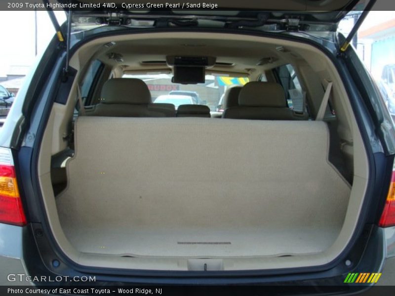 Cypress Green Pearl / Sand Beige 2009 Toyota Highlander Limited 4WD