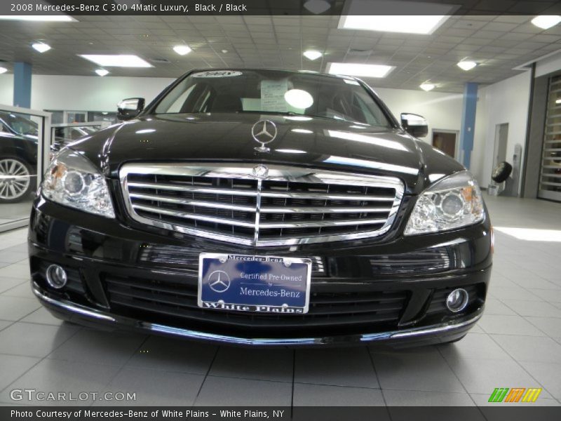 Black / Black 2008 Mercedes-Benz C 300 4Matic Luxury