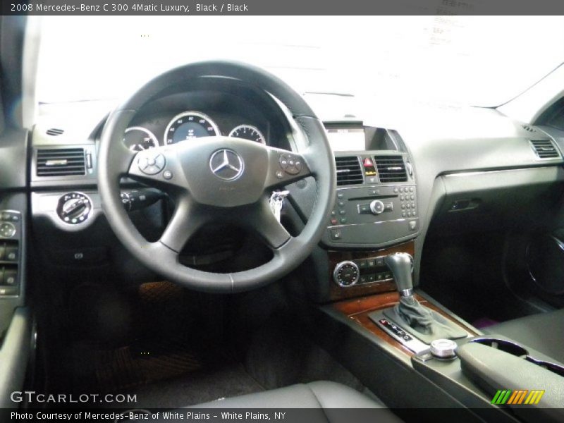 Black / Black 2008 Mercedes-Benz C 300 4Matic Luxury