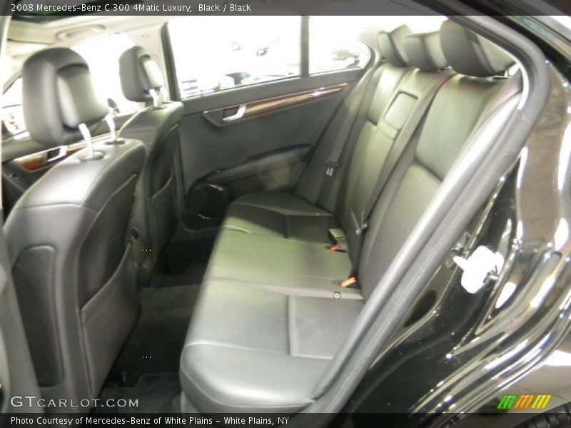 Black / Black 2008 Mercedes-Benz C 300 4Matic Luxury