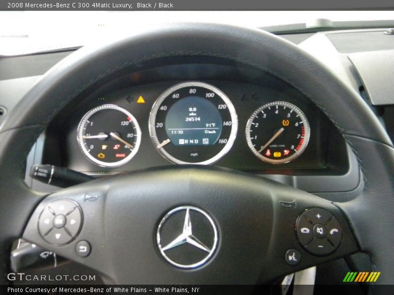 Black / Black 2008 Mercedes-Benz C 300 4Matic Luxury