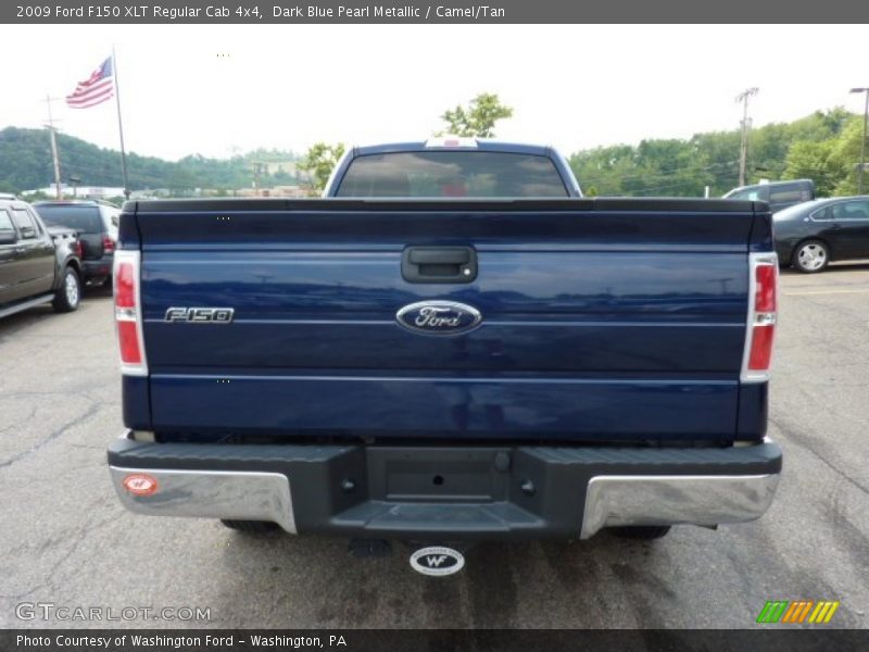 Dark Blue Pearl Metallic / Camel/Tan 2009 Ford F150 XLT Regular Cab 4x4