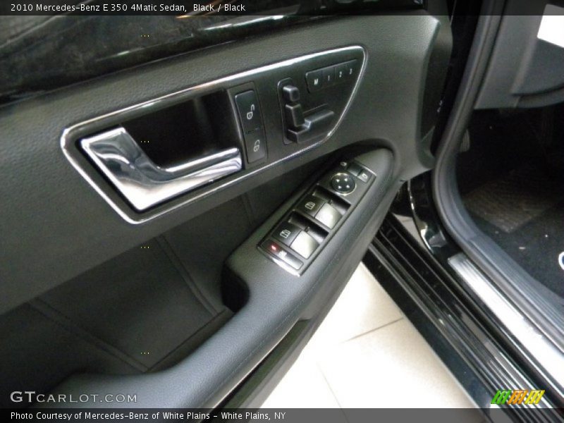 Black / Black 2010 Mercedes-Benz E 350 4Matic Sedan