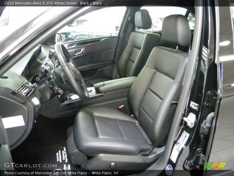 Black / Black 2010 Mercedes-Benz E 350 4Matic Sedan