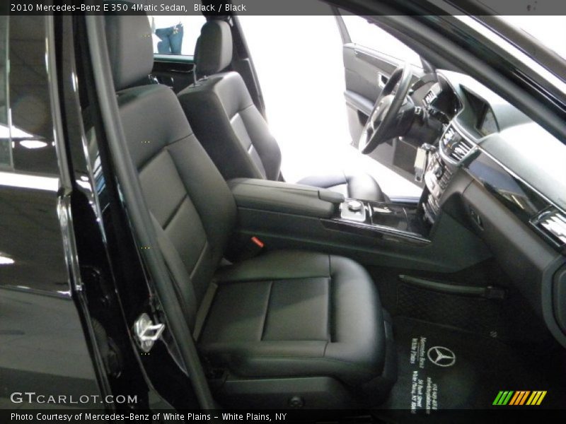 Black / Black 2010 Mercedes-Benz E 350 4Matic Sedan