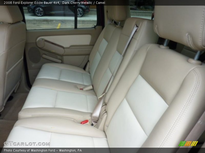 Dark Cherry Metallic / Camel 2008 Ford Explorer Eddie Bauer 4x4