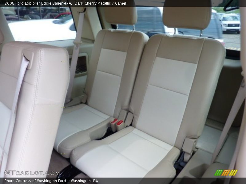 Dark Cherry Metallic / Camel 2008 Ford Explorer Eddie Bauer 4x4