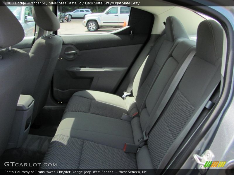 Silver Steel Metallic / Dark Slate Gray/Light Slate Gray 2008 Dodge Avenger SE