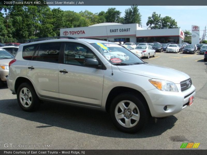 Classic Silver Metallic / Ash 2008 Toyota RAV4 4WD