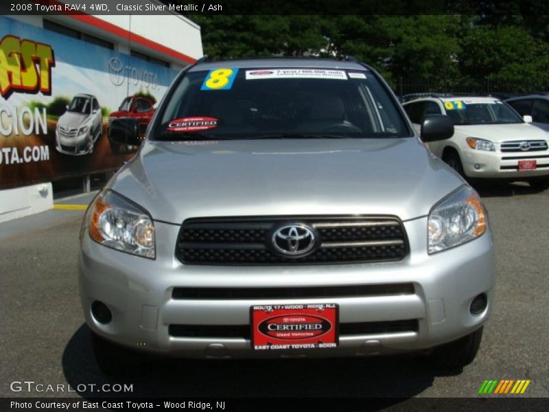Classic Silver Metallic / Ash 2008 Toyota RAV4 4WD