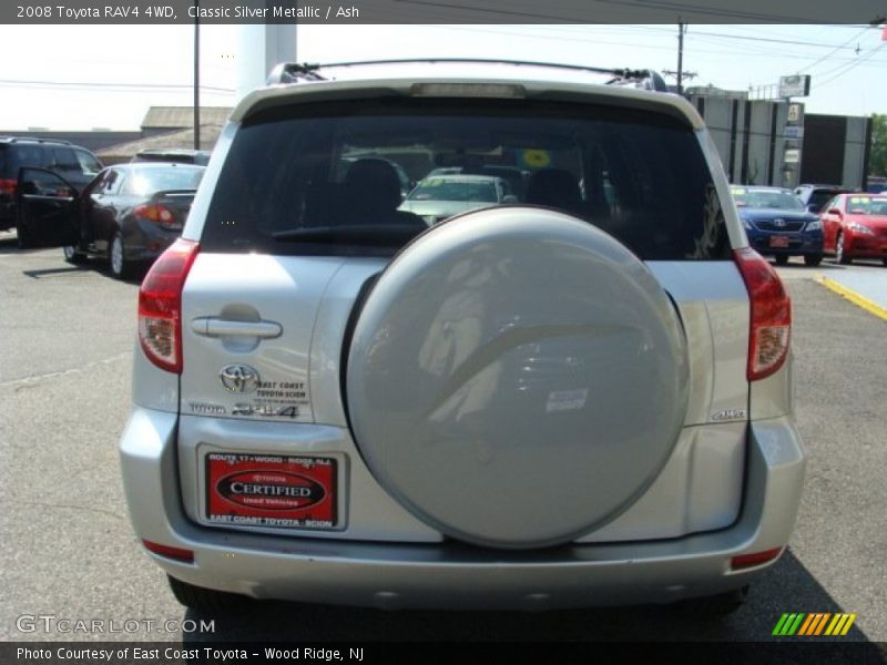 Classic Silver Metallic / Ash 2008 Toyota RAV4 4WD