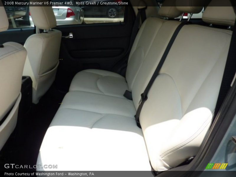 Moss Green / Greystone/Stone 2008 Mercury Mariner V6 Premier 4WD