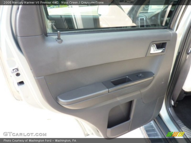 Moss Green / Greystone/Stone 2008 Mercury Mariner V6 Premier 4WD