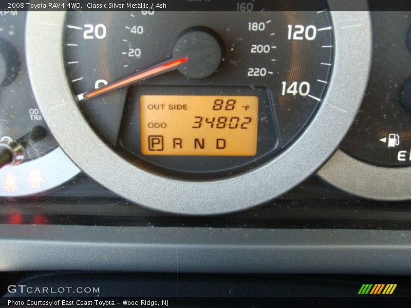 Classic Silver Metallic / Ash 2008 Toyota RAV4 4WD