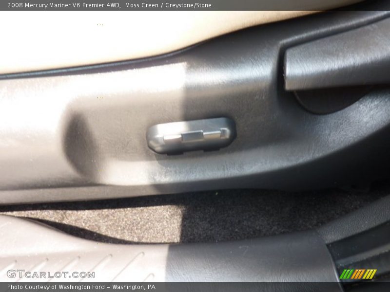 Moss Green / Greystone/Stone 2008 Mercury Mariner V6 Premier 4WD