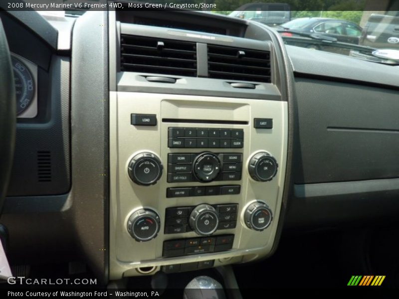 Moss Green / Greystone/Stone 2008 Mercury Mariner V6 Premier 4WD