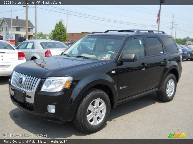 Black / Stone 2008 Mercury Mariner V6