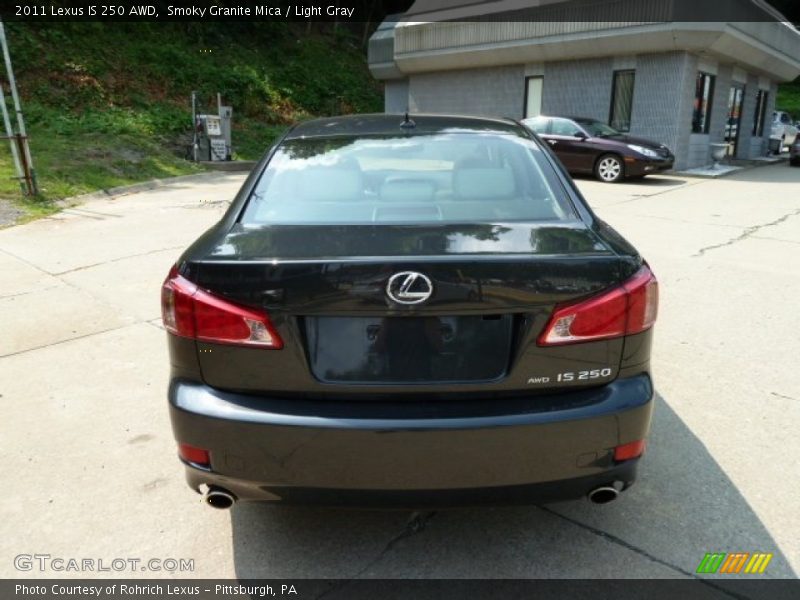 Smoky Granite Mica / Light Gray 2011 Lexus IS 250 AWD