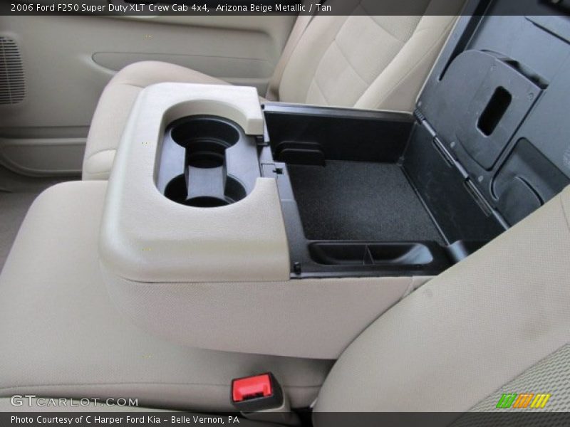 Arizona Beige Metallic / Tan 2006 Ford F250 Super Duty XLT Crew Cab 4x4