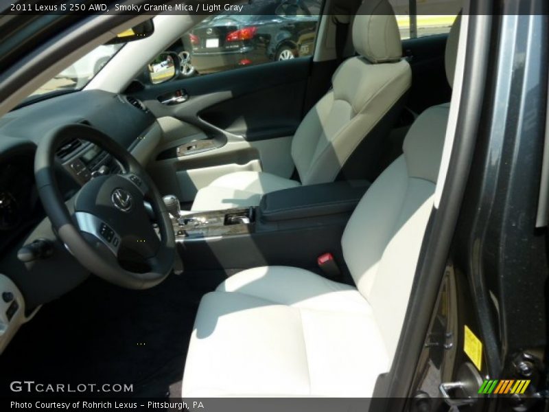 Smoky Granite Mica / Light Gray 2011 Lexus IS 250 AWD