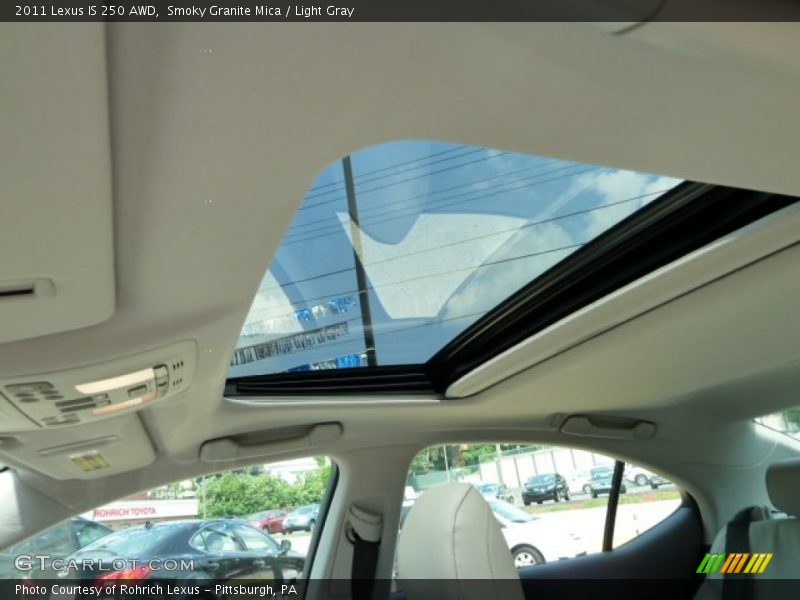 Smoky Granite Mica / Light Gray 2011 Lexus IS 250 AWD