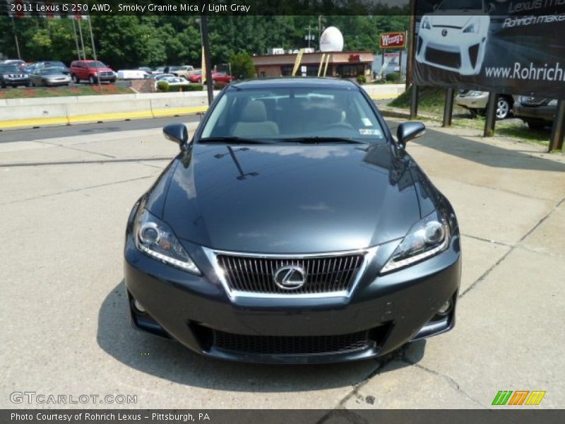 Smoky Granite Mica / Light Gray 2011 Lexus IS 250 AWD