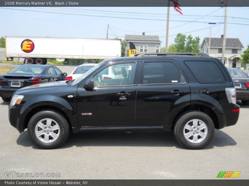 Black / Stone 2008 Mercury Mariner V6