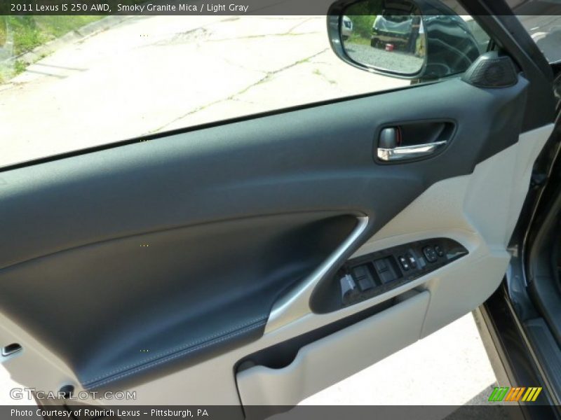 Smoky Granite Mica / Light Gray 2011 Lexus IS 250 AWD