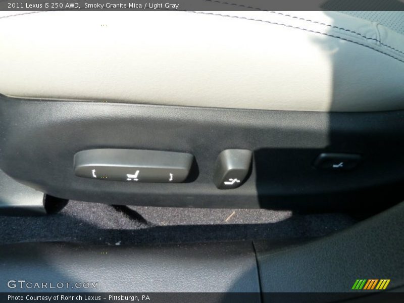 Smoky Granite Mica / Light Gray 2011 Lexus IS 250 AWD