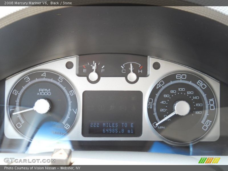 Black / Stone 2008 Mercury Mariner V6