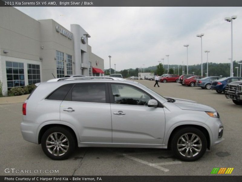 Bright Silver / Black 2011 Kia Sorento SX V6 AWD