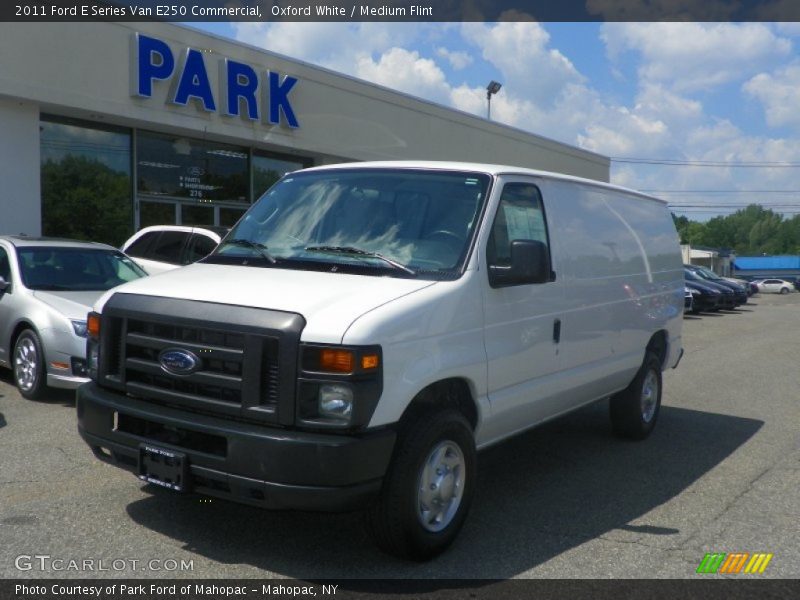 Oxford White / Medium Flint 2011 Ford E Series Van E250 Commercial