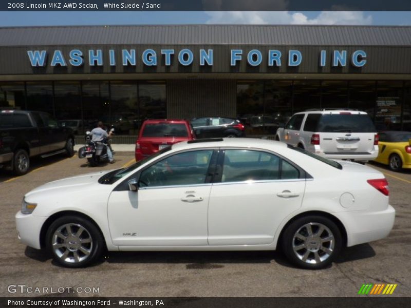 White Suede / Sand 2008 Lincoln MKZ AWD Sedan