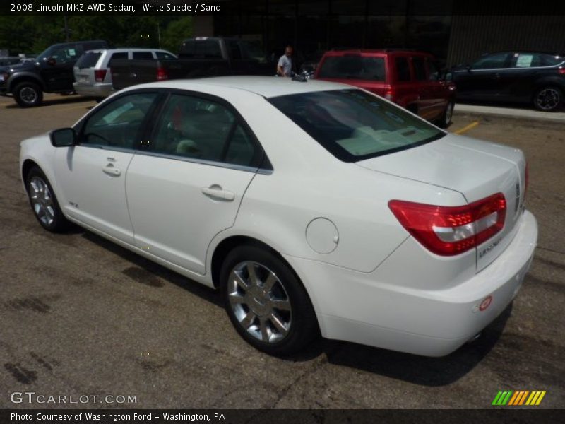 White Suede / Sand 2008 Lincoln MKZ AWD Sedan