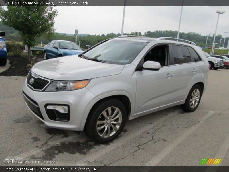 Bright Silver / Black 2011 Kia Sorento SX V6 AWD