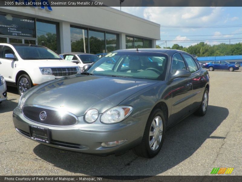 Steelmist Gray Metallic / Gray 2005 Buick LaCrosse CX