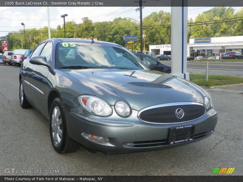 Steelmist Gray Metallic / Gray 2005 Buick LaCrosse CX