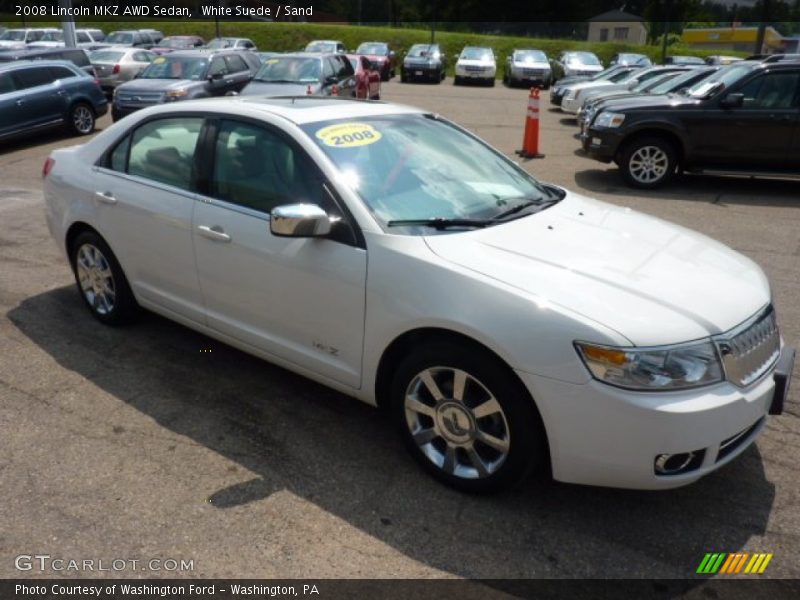 White Suede / Sand 2008 Lincoln MKZ AWD Sedan
